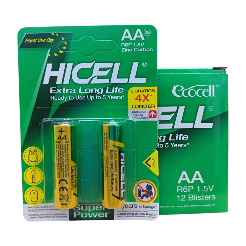 HICELL Pilas AA Extra Long Life
