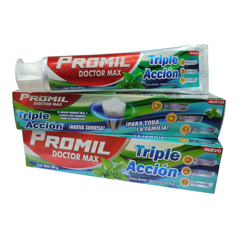 PROMIL PASTA DENTAL PROMIL DOCTOR MAX TRIPLE ACCION 204 ML
