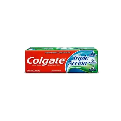 COLGATE PASTA DENTAL COLGATE TRIPLE ACCION 22 ML
